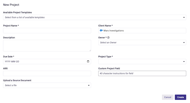 How Can I Create a New Loopio Project Using the Salesforce Integration ...