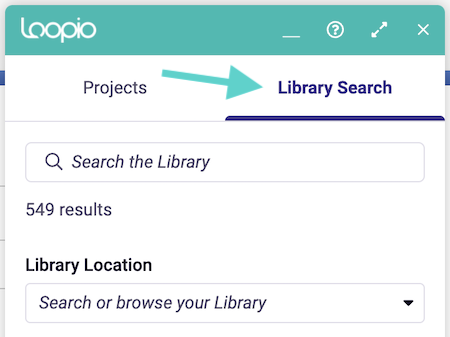 Library Search Tab of Chrome Extension.png