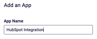 Adding an App with the name HubSpot Integration.png