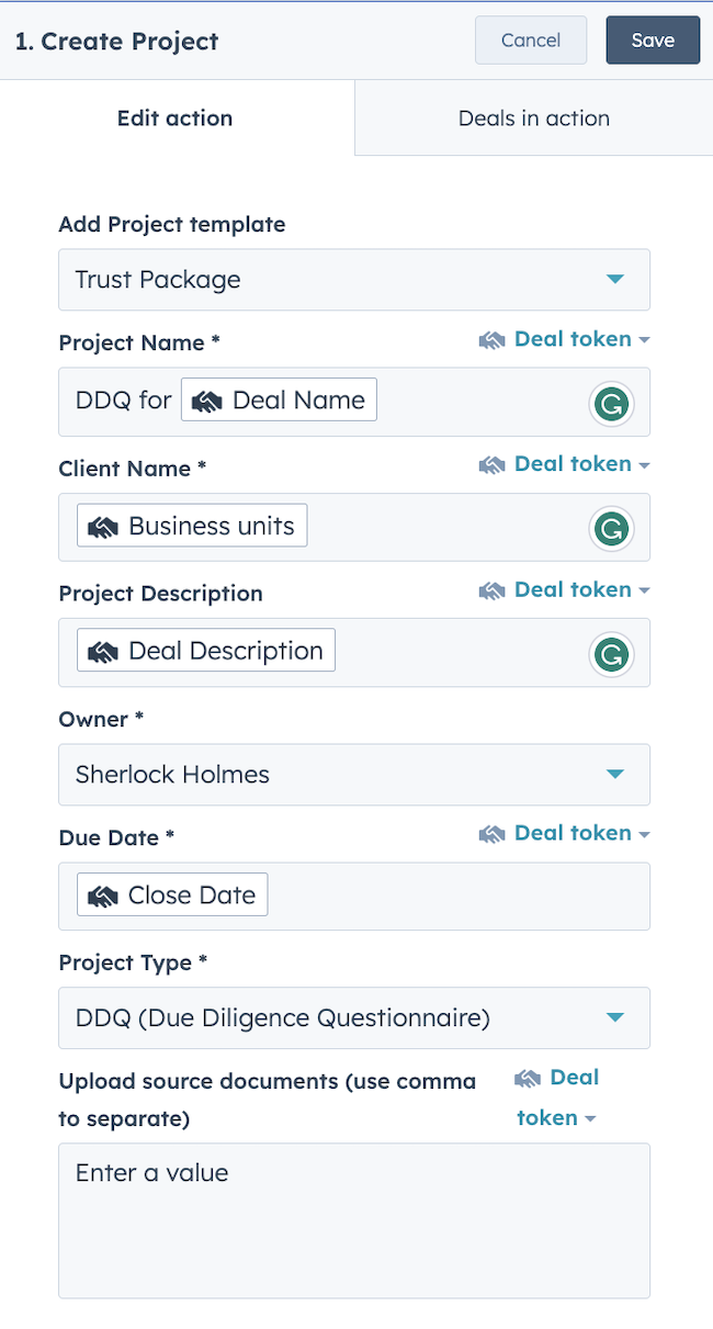 Create Project Workflow Action Details.png