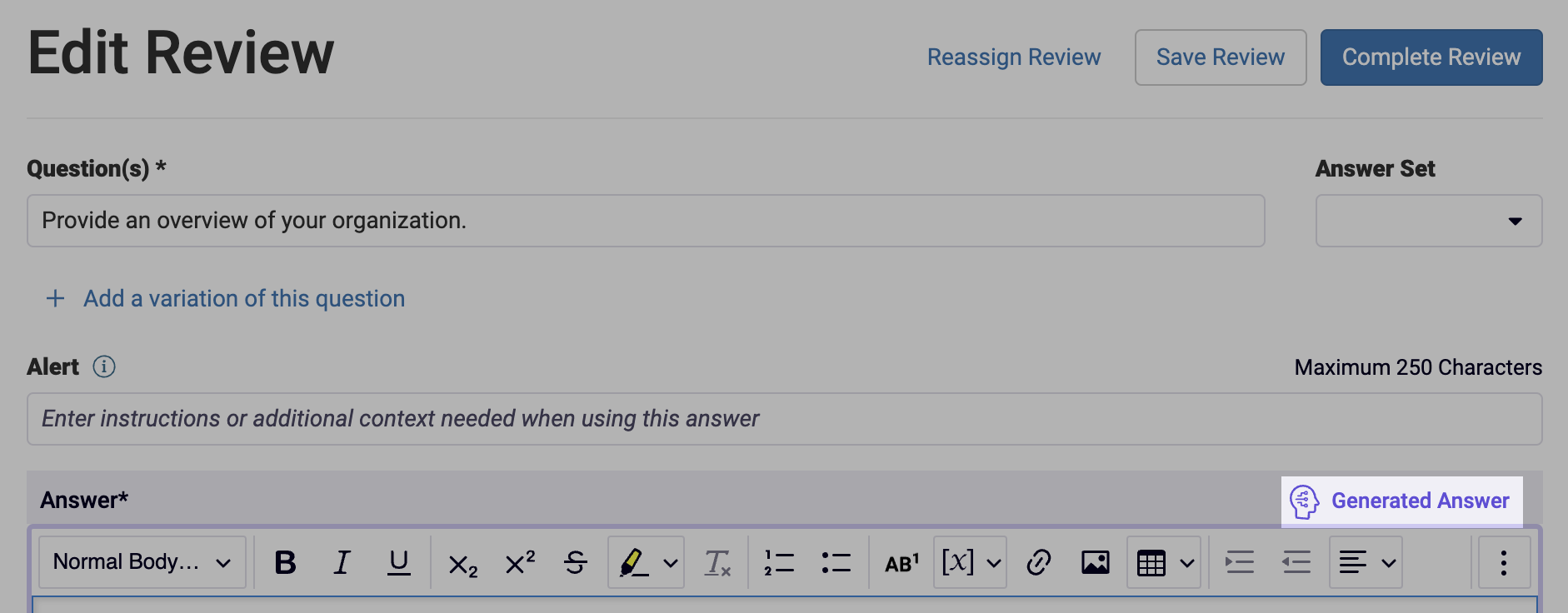 Generated Answer marker when editing a Library Review.png