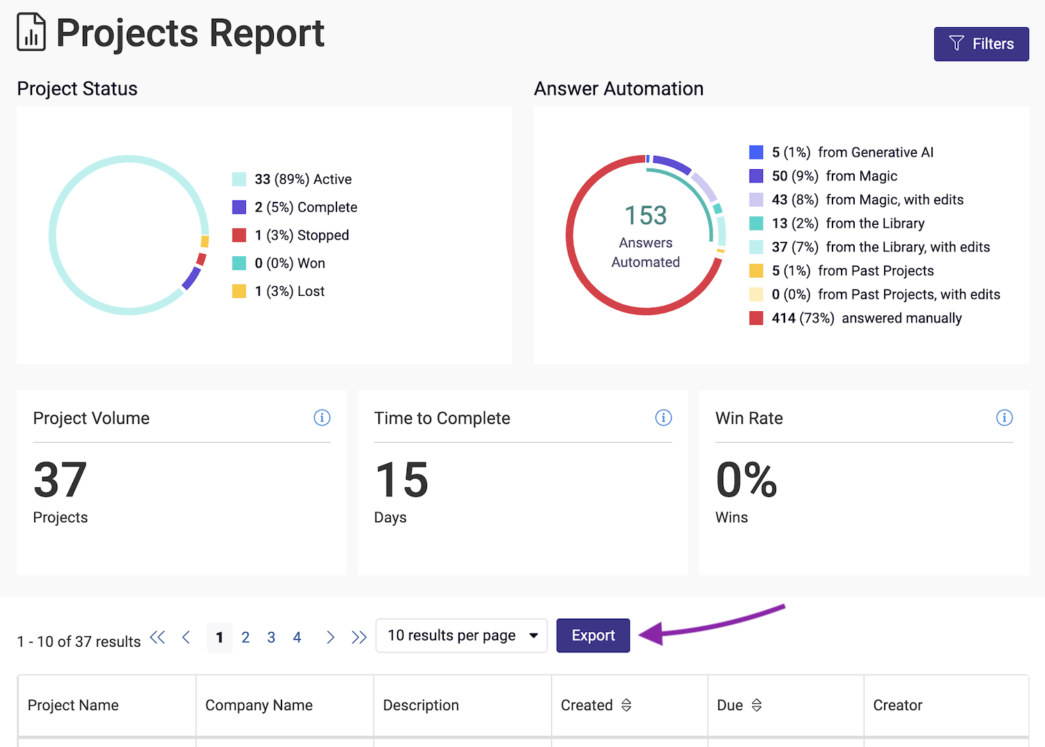 Projects Report Export Button.png