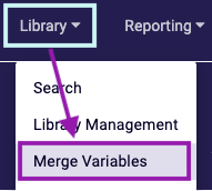 Library merge variable menu option.png