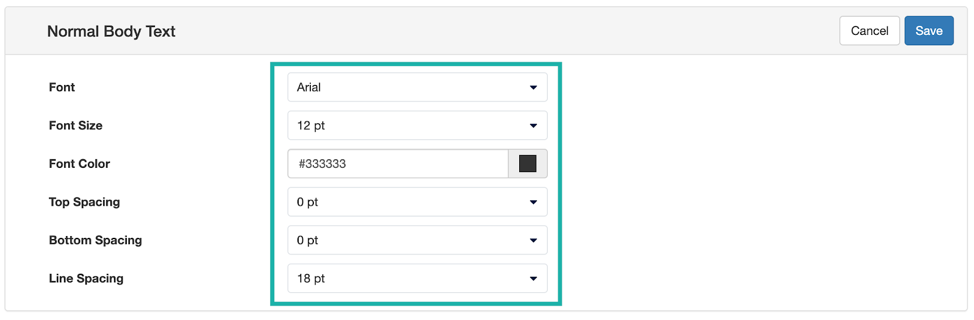 Style_attribute_drop_down_menus_are_indicated_in_the_Normal_Body_Text_menu.png