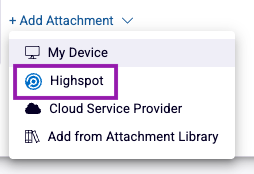 Adding Highspot Attachment to Project Entry.png