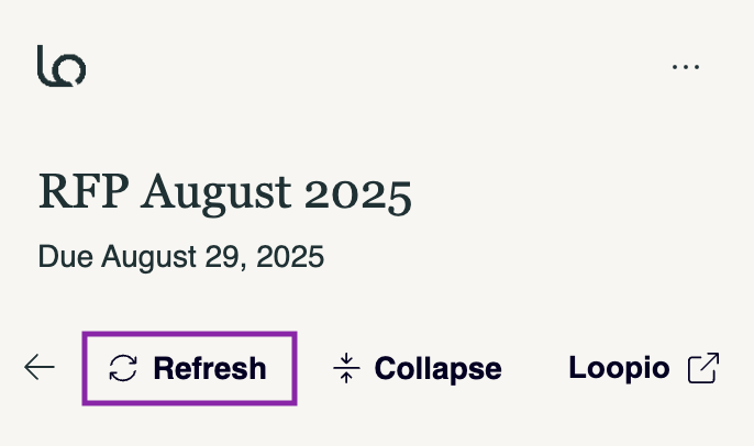 Loopio Extension Refresh Option.png