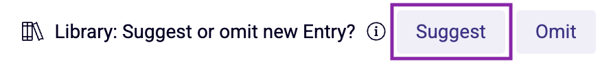 Suggest button under Project Entry.png