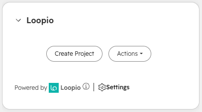 Loopio Integration CRM Card in HubSpot